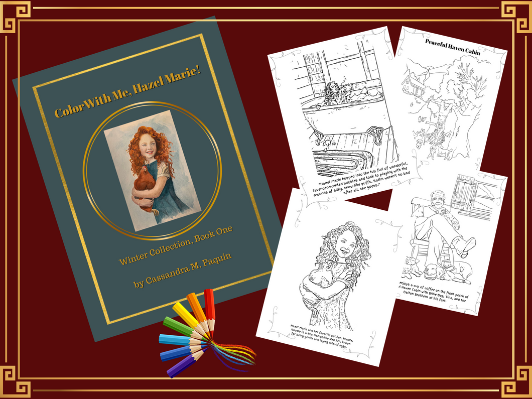 “Color With Me, Hazel Marie!” Coloring Book Pre-Order